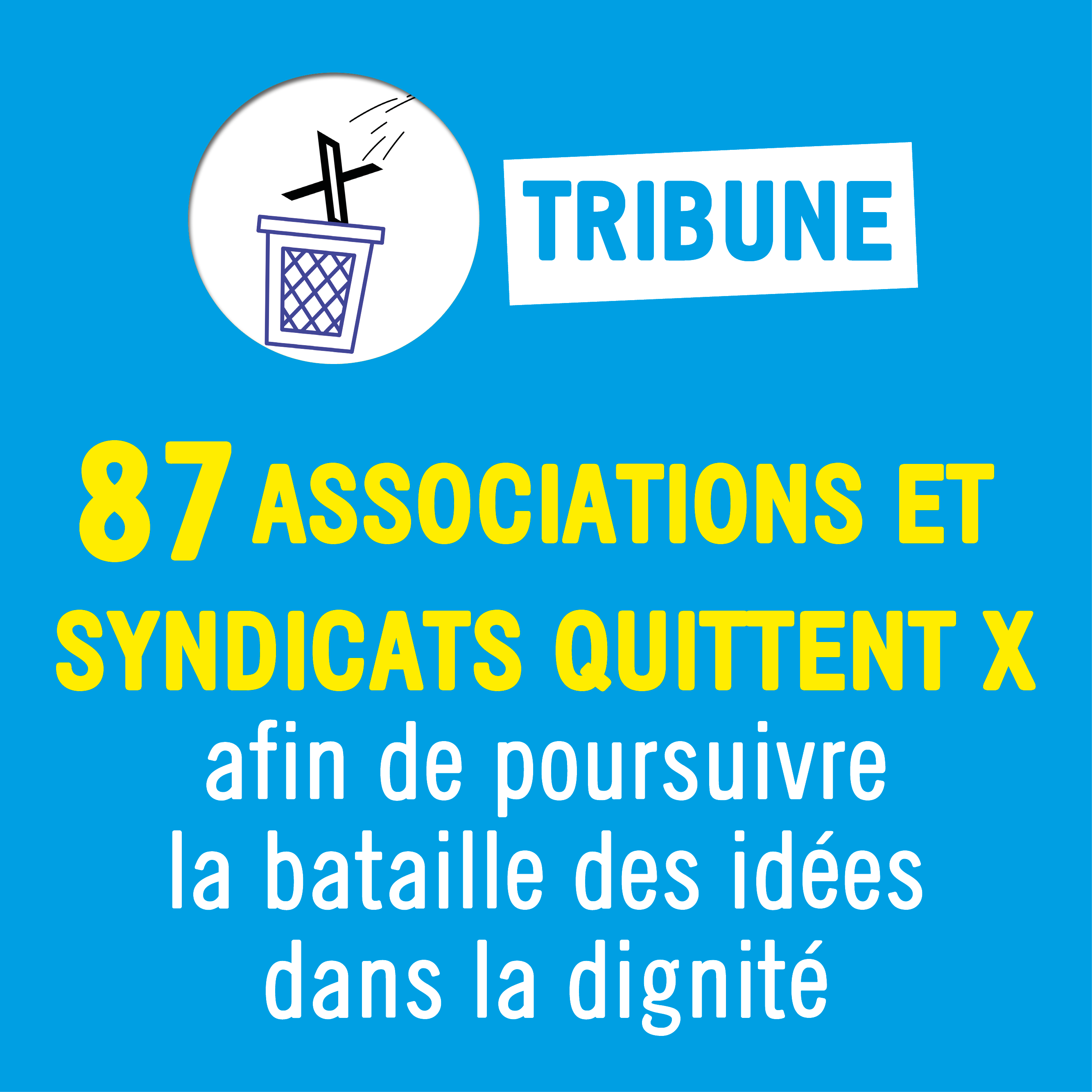 [Tribune] La Cimade quitte X - La Cimade